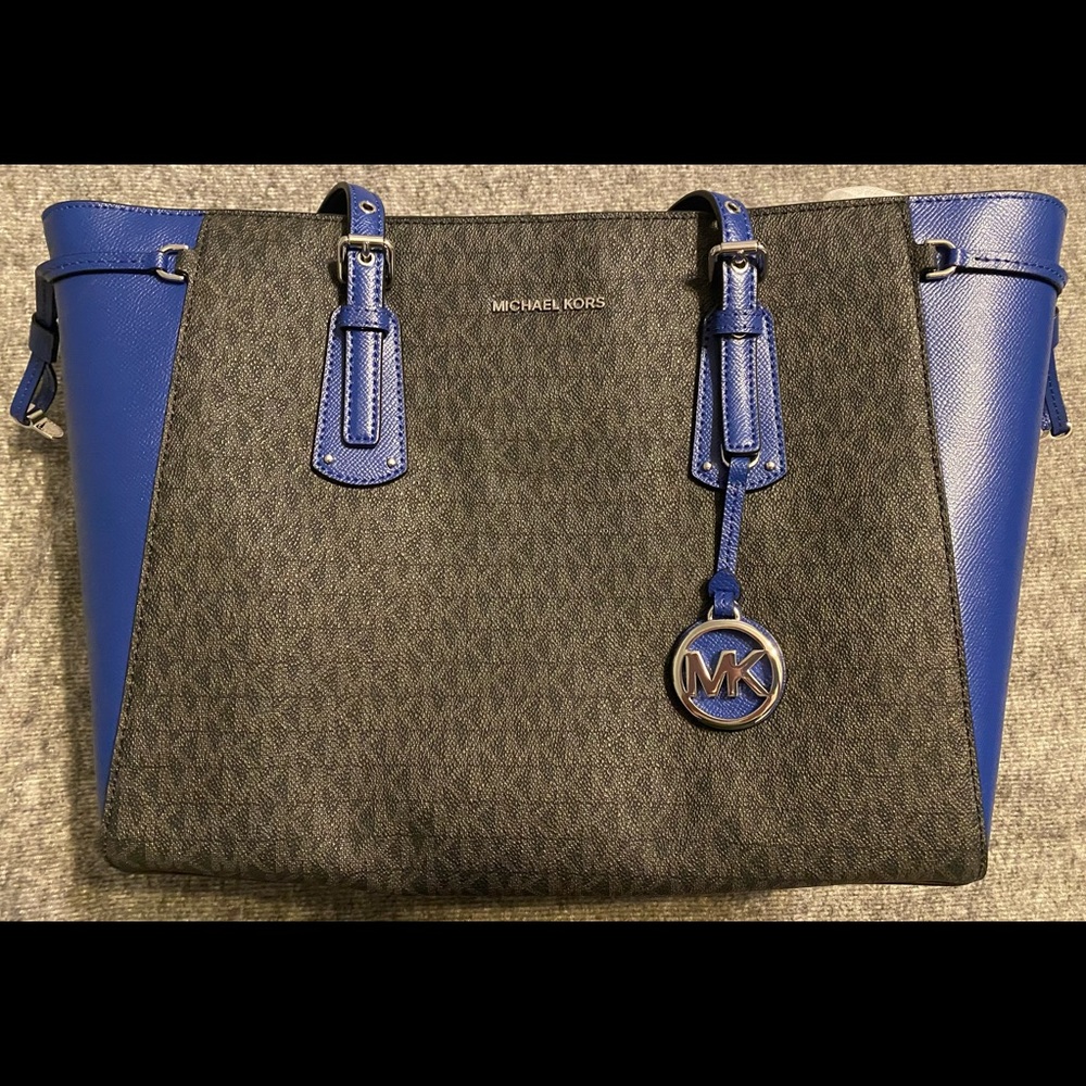 Michael Kors Voyager Tote (Sapphire) Brand New With Tags